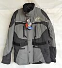 527102 Cold Pro Steel Grey And Black Manitou Snowmobile Jacket Mens