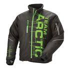 5280-346 Arctic Cat Snowmobile Mens Team Racing Jacket Green Xlarge