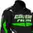 72-3341 6-new Castle X Bolt G2 Boys Youth Warm Snowmobile Jacket Coat-green Xs-size 4