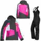 620733 Kimpex Ckx Snowmobile Suit Delight Jacket Air Bib Charcoal Pink Women Medium Adult 779422995163