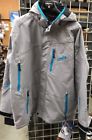 70-0568 Castle Mens Surge Snowmobile Jacket Gray Blue Size