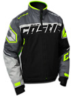 70-68 Castle Racing Mens Strike Snowmobile Snow Jacket Dark Gray Sz