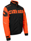 70-684 Castle Racing Mens Strike Snowmobile Snow Jacket Orange Black Sz