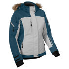 71-162x Castle Tempest Bay Blue Womens Winter Snowmobile Jacket