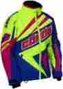 72-4034 Castle X Launch G2 Se Girls Youth Hi Vis Snowmobile Warm Jacket Coat Medium 10 12