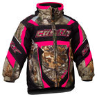 72-629x Castle Bolt Realtree Pink Toddler Winter Snowmobile Jacket