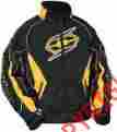 72-8039 Castle X Switch Mens Warm Snowmobile Jacket Black Yellow-xxl 2xl New Closeout