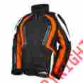 84150506 Katahdin Holeshot Mens Snow Jacket Black Orange 2xl