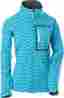 97106 Divas Softshell Jacket Lg Chevron Aqua Blue