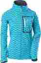 97107 Divas Softshell Jacket Xl Chevron Aqua Blue