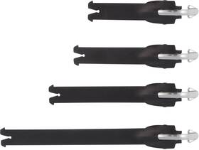 25cit14-10 Alpinestars Tech 10 Buckle/strap Kit With Aluminum Bridge - 14-up Black