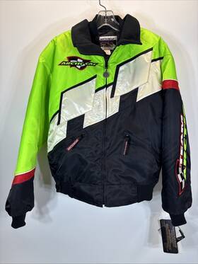 Arctic Cat 4211-064 Vtg Team Jacket Quilted Lining And Removable Inner Women S Large