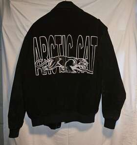 4240-196 Arctic Cat Arcticwear By Suede Leather Jacket/coat Mens Xlt