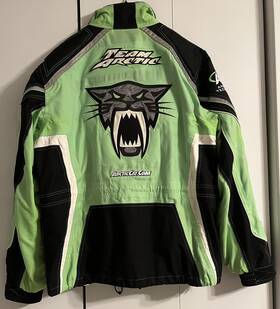 4250-095 Arctic Cat Green/black A-tex Jacket With Liner - Men S Lt