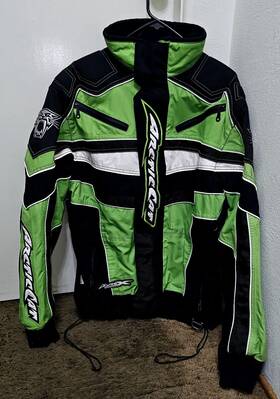 4260-602 Arctic Cat Artic Tom A-tex Articwear Snowmobile Jacket Green/black