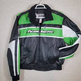 Arctic Cat 4270-362 Vintage Team Leather Snowmobile Racing Jacket Men S Medium