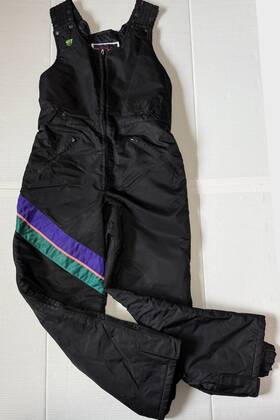 4921-232 Arctic Cat Cougar - Womens Vintage Snowmobile Bib Overalls Pants Size Medium