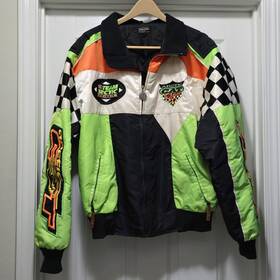 4991-206 Arctic Cat Vtg Team Racing Wear Snowmobile Competition Jacket Mens Xl