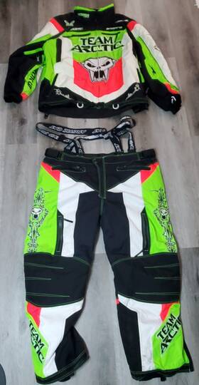 5210-189 Arctic Cat Arcticwear Snowmobile Suit 3xl Jacket Pants Sno Cross A-tex M 1197936