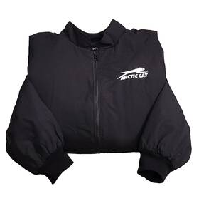 5210-386 Arctic Cat Arcticwear Vtg Black Liner Jacket X Country Mens Size Xl