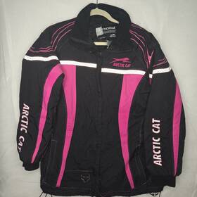 Arctic Cat 5210-632 Women S Medium Inch Arcticwear Black Pink Snowmobile Jacket Catgirl Adv