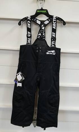 5241-011 Arctic Cat Advantage Black Bibs Youth Size 6