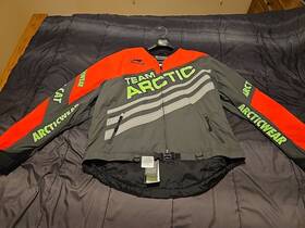 5281-228 Arctic Cat No Collar On Track Race Team Mens 2xl Jacket Shell