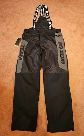 5291-083 Arctic Cat Team Mens Waterproof Bib Pants Size Lt Large Tall Nwt