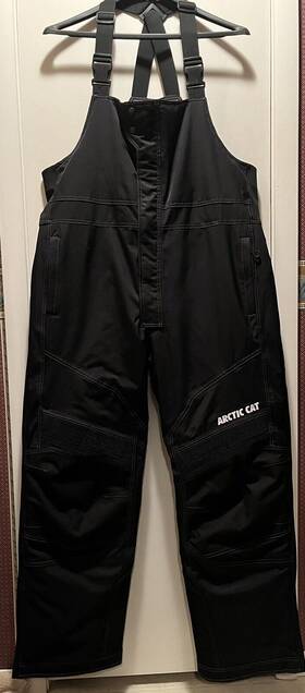 Ac19a-m97-xl Arctic Cat Mens Premium Pro Bibs - Black Xl