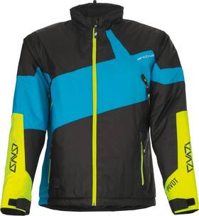 3120-2113 Arctiva Pivot 6 Insulated Jacket Medium Black/blue/hi-vis
