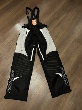 3130-1079 Arctiva S7 Comp 7 Bibs Womens Ladies Medium Black/white