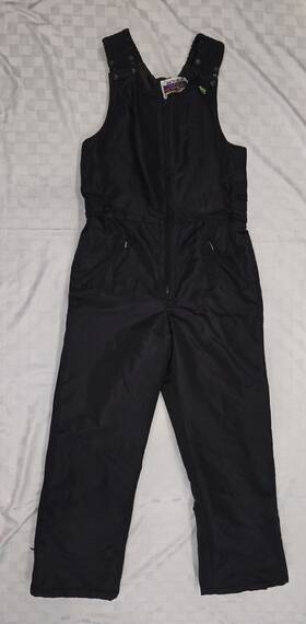 4971-244 Articwear By Artic Cat Vintage Arcticwear Arctic Black Snowmobile Outdoor Snow Bibs Pants Sz L Euc