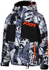 15301-20116 Black Racing Fxr Orange Youth 16 Squadron Jacket 2015 Snowmobile