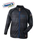 2864100 Black Shadow Polaris Keith Stripe Zip-up Curtis Jersey Men