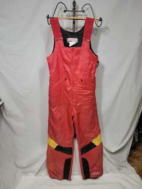 Bombardier V-2341 Vintage Ski-doo Snow Gear Snowmobile Mens Medium Bib Overalls Unisex