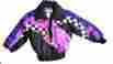 Ca25776dg-2 Polaris True Vintage Boys Sz 4-6 Snowmobile Jacket Winter Coat Checker Flag Warm