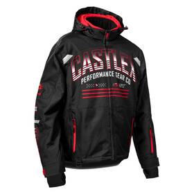 Ca-70-4712-c Castle 2025 Mens Strike G7 Insulated Snowmobile Jacket Black/red