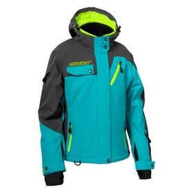 71-3734 Castle X New Womens Medium Turquoise/charcoal/hi-vis Powder G3 Jacket