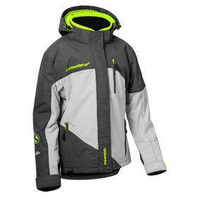 71-4234 Castle X New Womens Medium Charcoal/silver/hi-vis G4 Phase Jacket