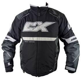 Castle X 008061216163 Blade G5 Snowmobile Jacket Black Gray Mens Size Large Sports Series