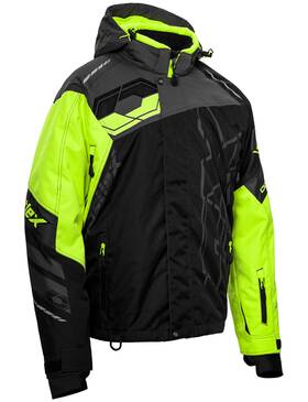 70-0738 Castle X Mens Xl Code Jacket Black / Charcoal Hi-vis