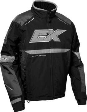 70-3174 Castle X Mens Blade G5 Snowmobile Jacket Charcoal/silver/black Size Medium