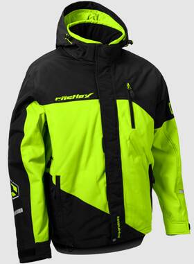Castle X 70-3436 Phase Snowmobile Jacket Waterproof Windproof Mens Large Black/hi-vis