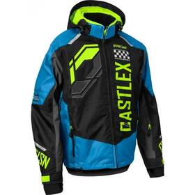 70-3744 Castle X Castlex Strike G5 Process Blue/black/hi-vis Mens M Snowmobile Jacket