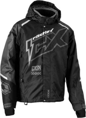 70-4079t Castle X Mens Code G5 Jacket Black/charcoal/silver - 3x-large