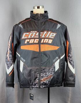 70-8869t Castle X Racing Bolt G2b Jacket Mens 3xl Orange Ven-tex Waterproof Nwt