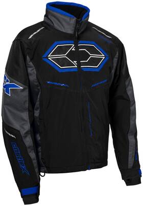 70-8928 Castle X Mens Xl Blade Jacket Black / Charcoal Blue