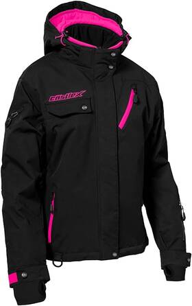 71-3799w Castle X Womens Powder G3 Jacket Black/pink Glo - 2w