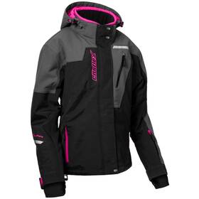 Castle X 71-4348 Womens Black/charcoal/pink Glopolar G2 Jacket -