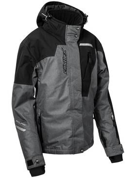 71-4364 Castle X Womens Polar G2 Jacket Med Heather Gray/black